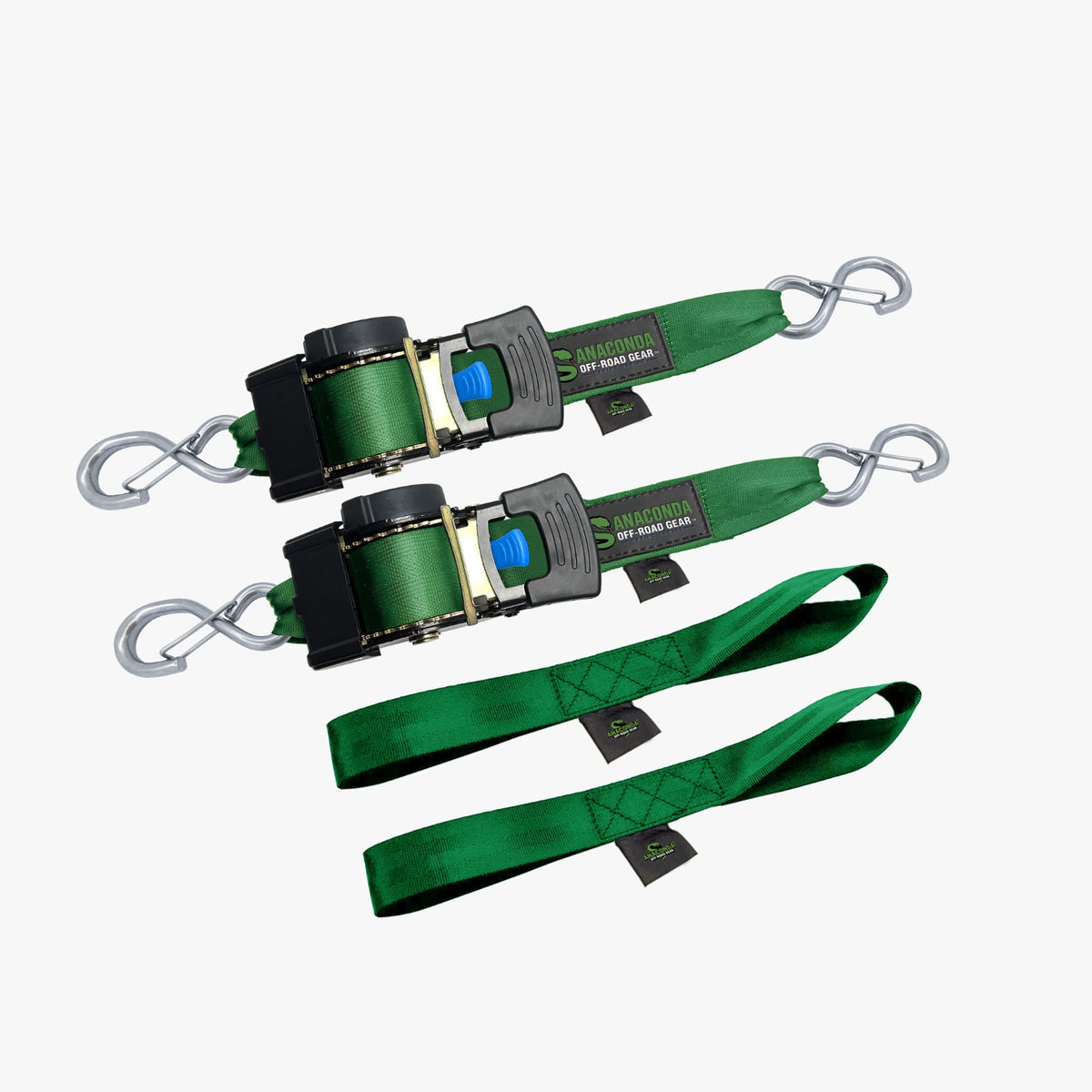 ANACONDA SMARTLOCK STRAPS 2IN X 10FT HD (MARINE SERIES) 2-PACK ,  ألإصدار البحري, طقم من 2