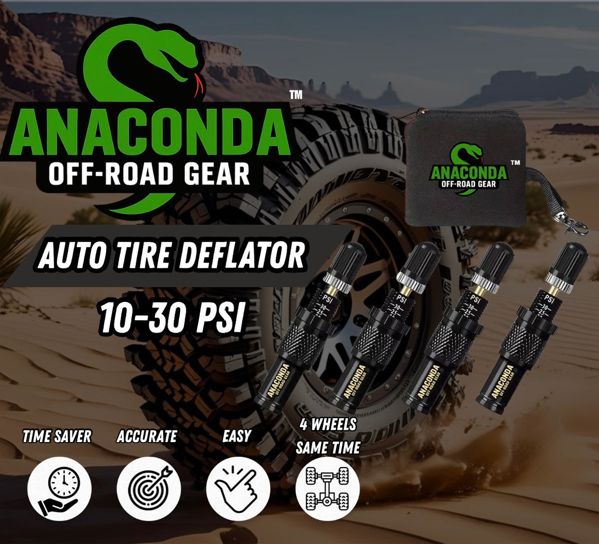 ANACONDA AUTO TIRE DEFLATOR